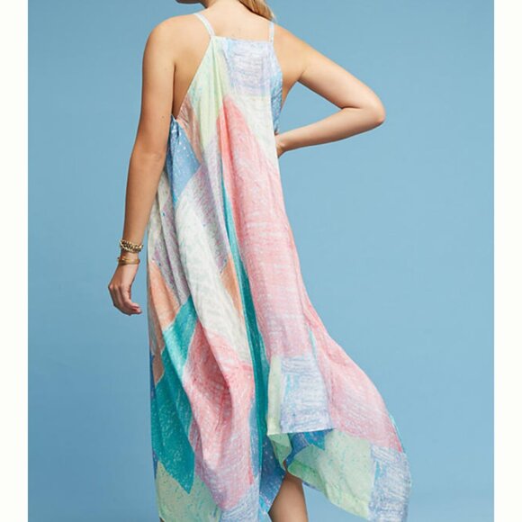 Anthropologie Lilka Annette Dress Size XS/S Watercolor NWT - Picture 4 of 10